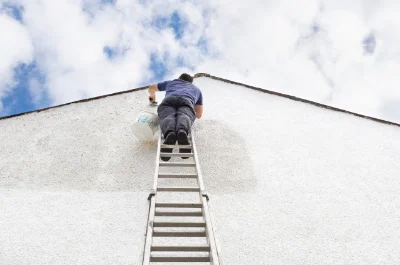Peinture extérieure à la Celle-en-Morvan — façades et ravalement